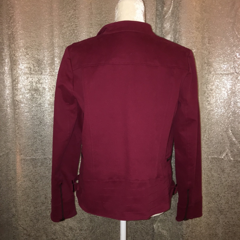 NWOT Banana Republic Burgundy Jacket - Picture 4 of 6